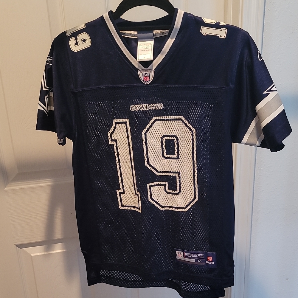 Sale!  Vtg NFL REEBOK Dallas Cowboys Navy Jersey YOUTH M